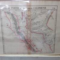 image of Atlas Universel De Geographie, Physique, Politique Et Mineralogique North America - Map of Baja Peninsula and Western Coast of Mexico (Partie De La Vielle Californie)
