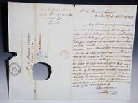 image of Autographed Letter Signed, Pablo Sabater to Manuel Comas, 1859-1860