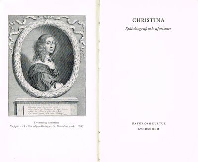 Christina. Självbiografi och aforismer.
