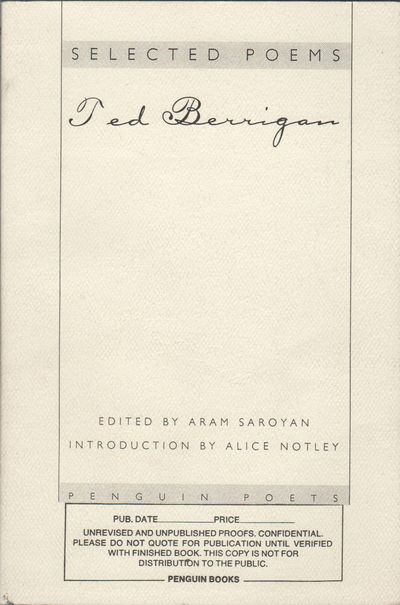 SELECTED POEMS