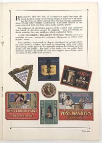 When Time is the Element" - Brochure Advertising Palm Brothers Decalcomania Transfers