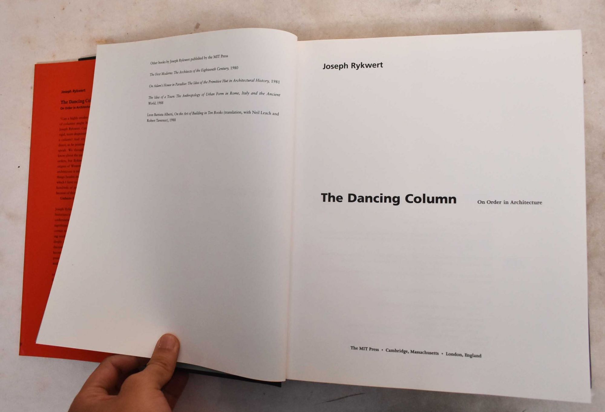 アート・デザイン・音楽 The Dancing Column /Joseph Rykwert The Dancing Column: On Order in Architecture: Rykwert