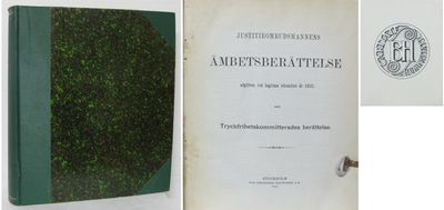 Justitieombudsmannens ämbetsberättelse afgifven…