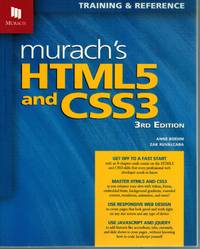 cover of MURACH'S HTML5 AND CSS3, 3RD EDITION