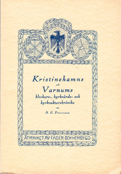 Kristinehamns och Varnums klockare-, kyrkvärds-…