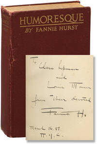 cover of Humoresque (First Edition, Association Copy, inscribed in the year of publication to Clara Lipman and Louis Mann)