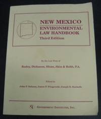 New Mexico Environmental Law Handbook by eds & Joseph B. Rochelle - Paperback - 1993 - from Page One, Too; Antiquarian Books (SKU: 10138)