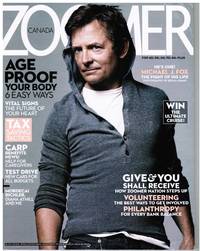 cover of ZOOMER MAGAZINE: MICHAEL J FOX,