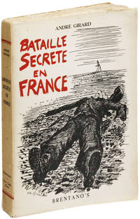 Bataille Secrète en France. 167 dessins de l'auteur [TOGETHER WITH] Original pencil and ink cover maquette and one additional pencil and ink illustration, the latter signed