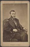 Collection Ulysses S. Grant ephemera including an early cabinet card, the only complete photo of the family ever taken, made 35 days before the General's death; his funeral procession, program to his Memorial Parade in New York