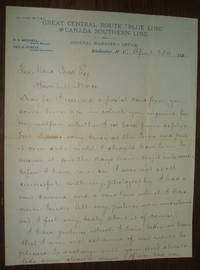 image of Great Central Route Blue Line and Canada Southern Line Letter