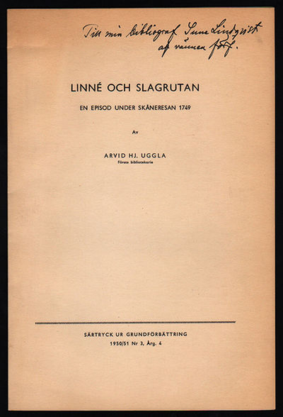 Linné och slagrutan. En episod under Skåneresan…