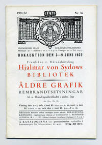Bokauktion den 3-9 juni 1932. Framlidne v.…