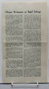 Oregon Newspapers on Equal Suffrage
