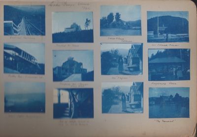 Album of Cyanotypes and Silver Prints of Cornell University and Ithaca, New York