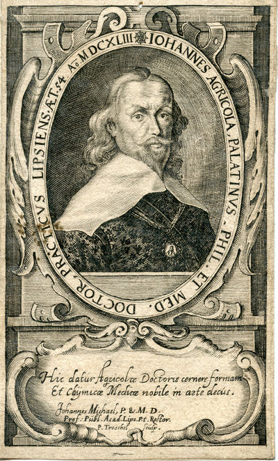 Engraved Portrait by P. Troschel