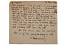 One page Autograph Note Signed about the exchange of a book