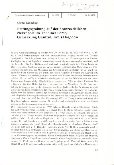 Rettungsgrabung auf der bronzezeitlichen…