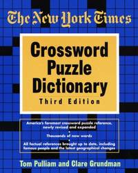 New York Times Crossword Dictionary