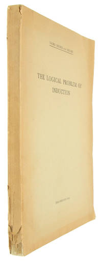 The Logical Problem of Induction. A Thesis with…