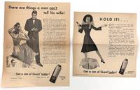 Two (2) 1950s Printed Leaflets Advertising Deodorant to Women