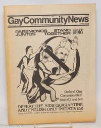 GCN: Gay Community News; the weekly for lesbians and gay males; vol. 14, #12, Oct. 5-11, 1986;...