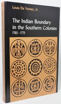 cover of THE INDIAN BOUNDARY IN THE SOUTHERN COLONIES, 1763-1775
