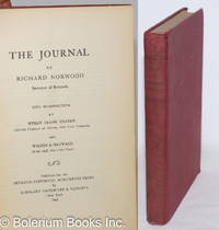 image of The Journal of Richard Norwood, Surveyor of Bermuda. With Introductions by Wesley Frank Craven and Walter B. Hayward