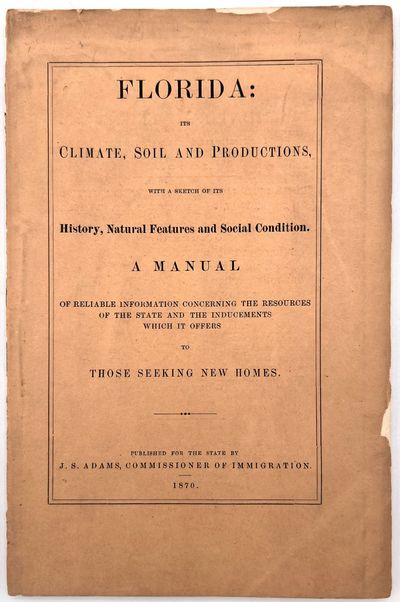 "Florida: Its Climate, Soil and...; (photo 1)