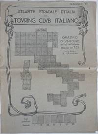 Atlante Stradale d'Italia del Touring Club Italiano. Quadro d'Unione dei Fogli dell'Atlante...