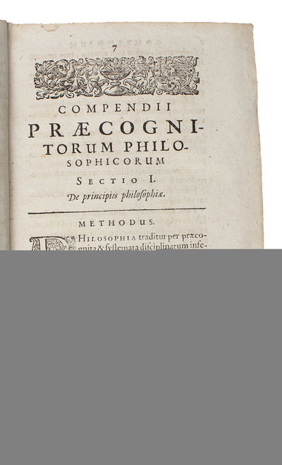 Compendium philosophicum, exhibens methodum, definitiones, canones, distinctiones & quaestiones per universam philosophiam. (photo 3)