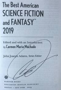 BEST AMERICAN SCIENCE FICTION AND FANTASY 2019 (SIGNED)