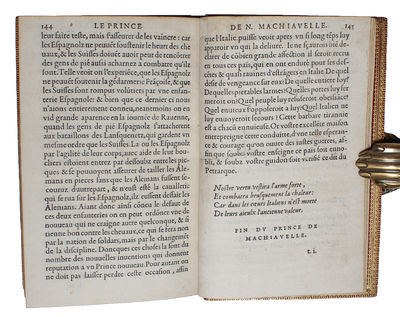 Le Prince. Traduit d'Italien en Francoys Par Guillaume Cappel.  - [THE BIRTH OF MODERN POLITICAL THOUGHT] (photo 6)