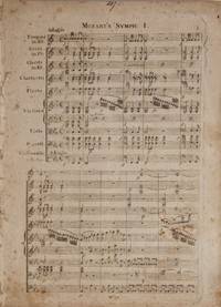 [A Compleat Collection of Haydn, Mozart, and Beethoven's Symphonies, in Score, Most Respectfully Dedicated by Permission to H.R.H. The Prince of Wales No. XV111. Price to Subscribers S5 Non Subscribers 8]. [Symphony 39 in E-flat major]. [KV 543]. [Full score]