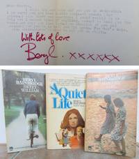 3 PAPERBACK TITLES, 2 INSCRIBED, WITH TYPED LETTER SIGNED: SWEET WILLIAM, HARRIET SAID, & A...