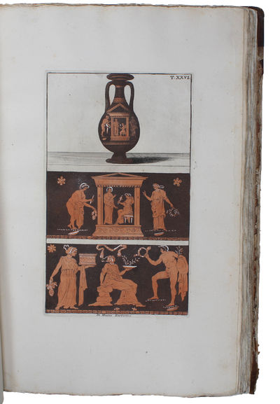 Picturae Etruscorum in Vasculis nunc primum in unum collectae. Vol. Primum (of 3). Tabulas C. continens aere insculptas. (photo 4)