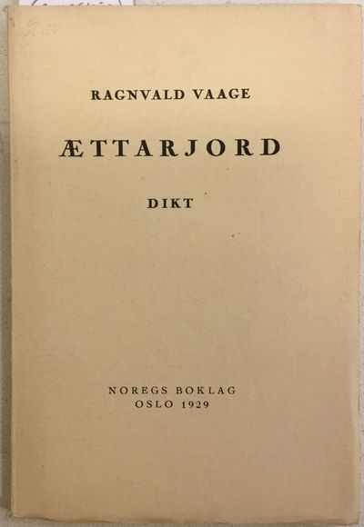 Ættarjord. Dikt