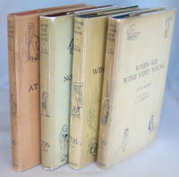 Set of Winnie the Pooh First Editions 4 Volumes -- When We were very young -- Winnie the Pooh -- Now We are Six -- The House at Pooh Corner