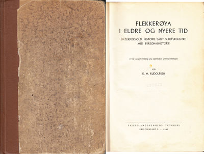 Flekkerøya i eldre og nyere tid. Naturforhold,…