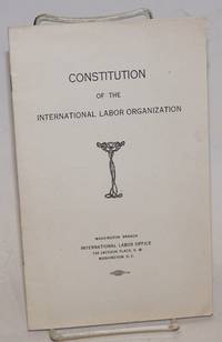 cover of Constitution of the International Labor Organization
