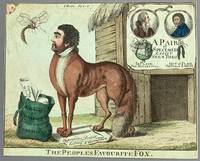 Rare Hand-colored Etching &quot;The People&#039;s Favourite Fox.&quot; 1795 by Dighton, Robert - 1795