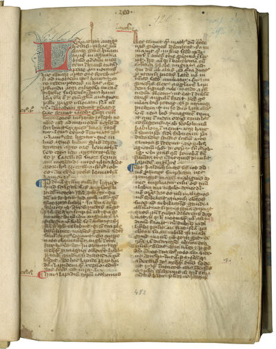 Viridarium Gregorianum sive Biblia Gregoriana, New Testament (A Garden or Bible of Gregory); in Latin, decorated manuscript on parchment