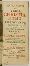 De vero Christianismo libri quatuor, Latine versi (Four Books on True Christianity, Translated into Latin)
