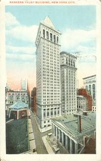 Bankers Trust Building, New York City 1920 used Postcard