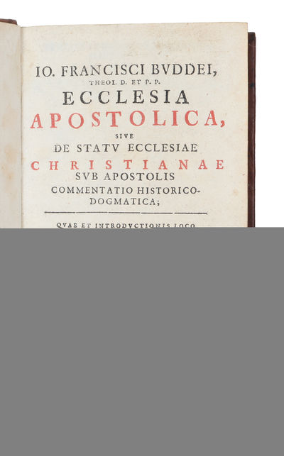 Ecclesia Apostolica, sive de Statu Ecclesiae Christianae sub Apostolis commentatio Historico-Dogmatica, qvae et introductionis Loco in Epistoæas Pauli ceterorumqve Apostoloru esse qveat. (photo 2)