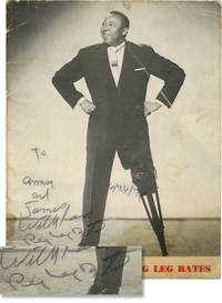 cover of Original 1974 program for the Peg Leg Bates Country Club, inscribed by Bates in 1976
