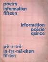 POETRY INFORMATION - Number 15 - Summer 1976