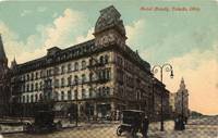 1915 Postcard View of the Hotel Boody in Toledo , Ohio