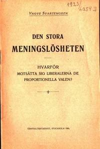 Den stora meningslösheten. Hvarför motsätta sig…