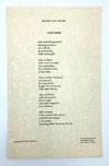 Love Song [Broadside]